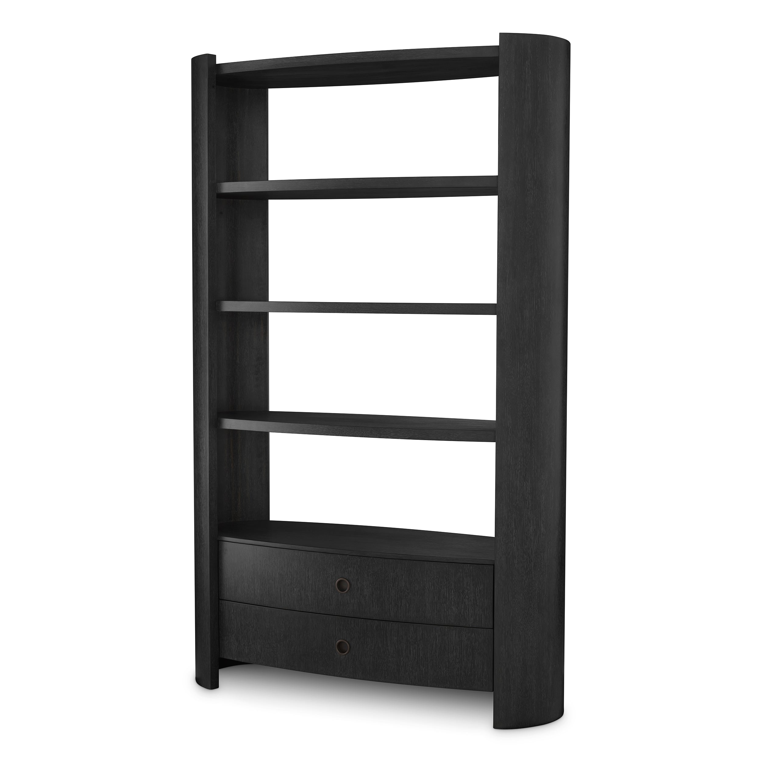 Vitrine design en anthracite gris oak veneer | Eichholtz Splendora