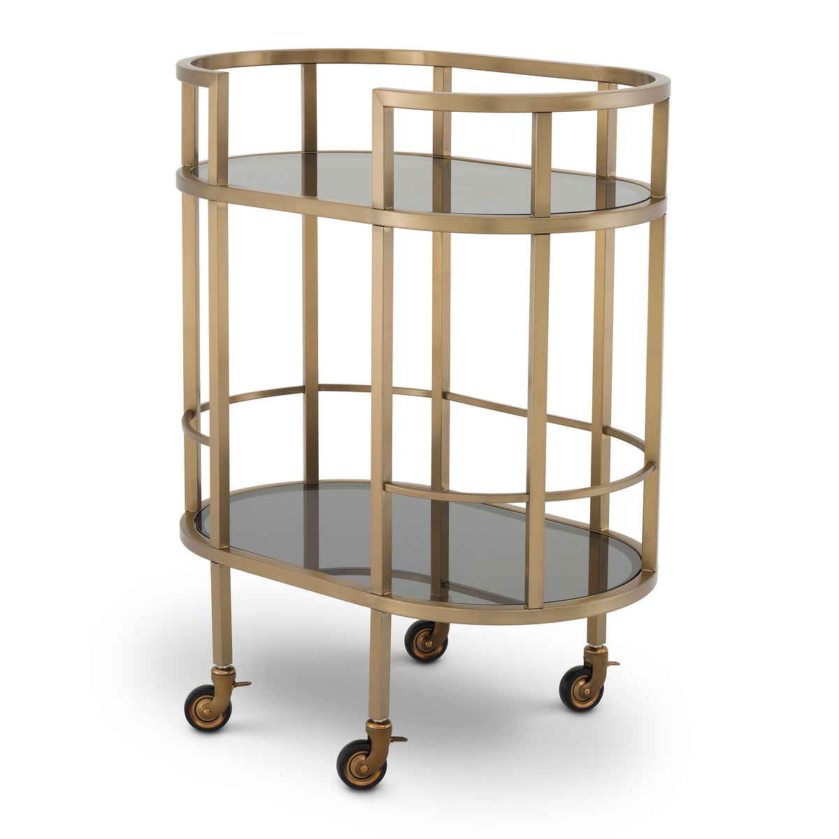 Chariots design en laiton brossé finish | Eichholtz Trolley Townhouse