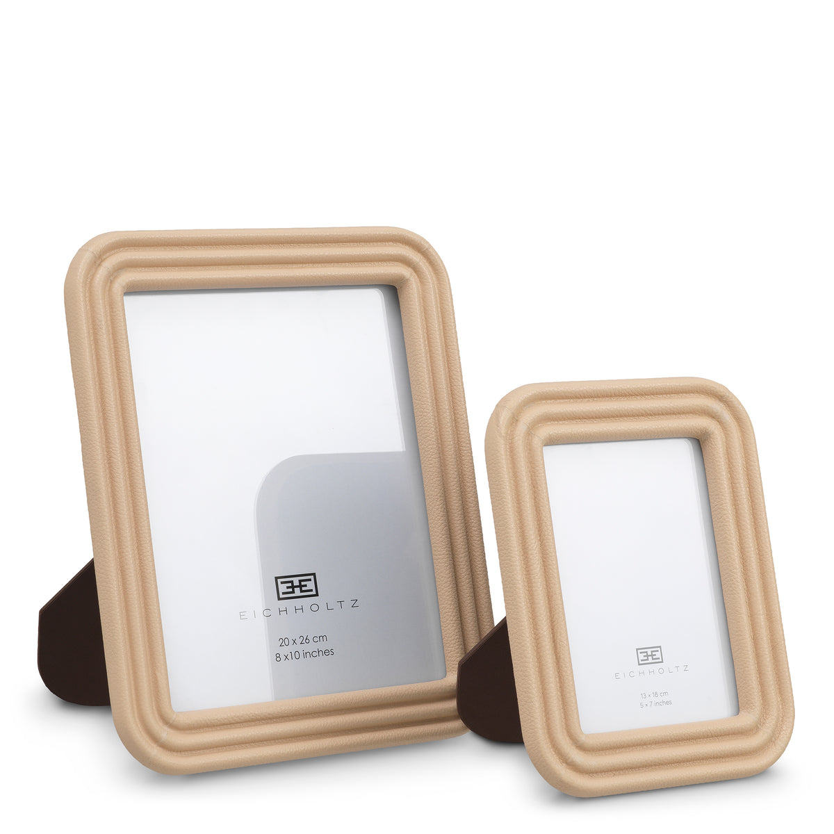 Cadre photo design luxe en tan leather | Eichholtz Elvane tan