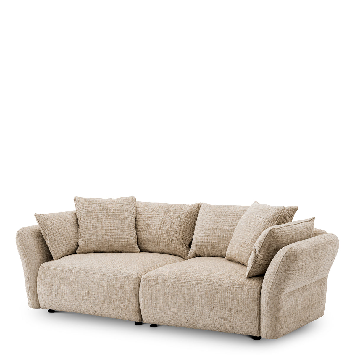 Canape design haut de gamme en alvyn creme | Eichholtz Zevron