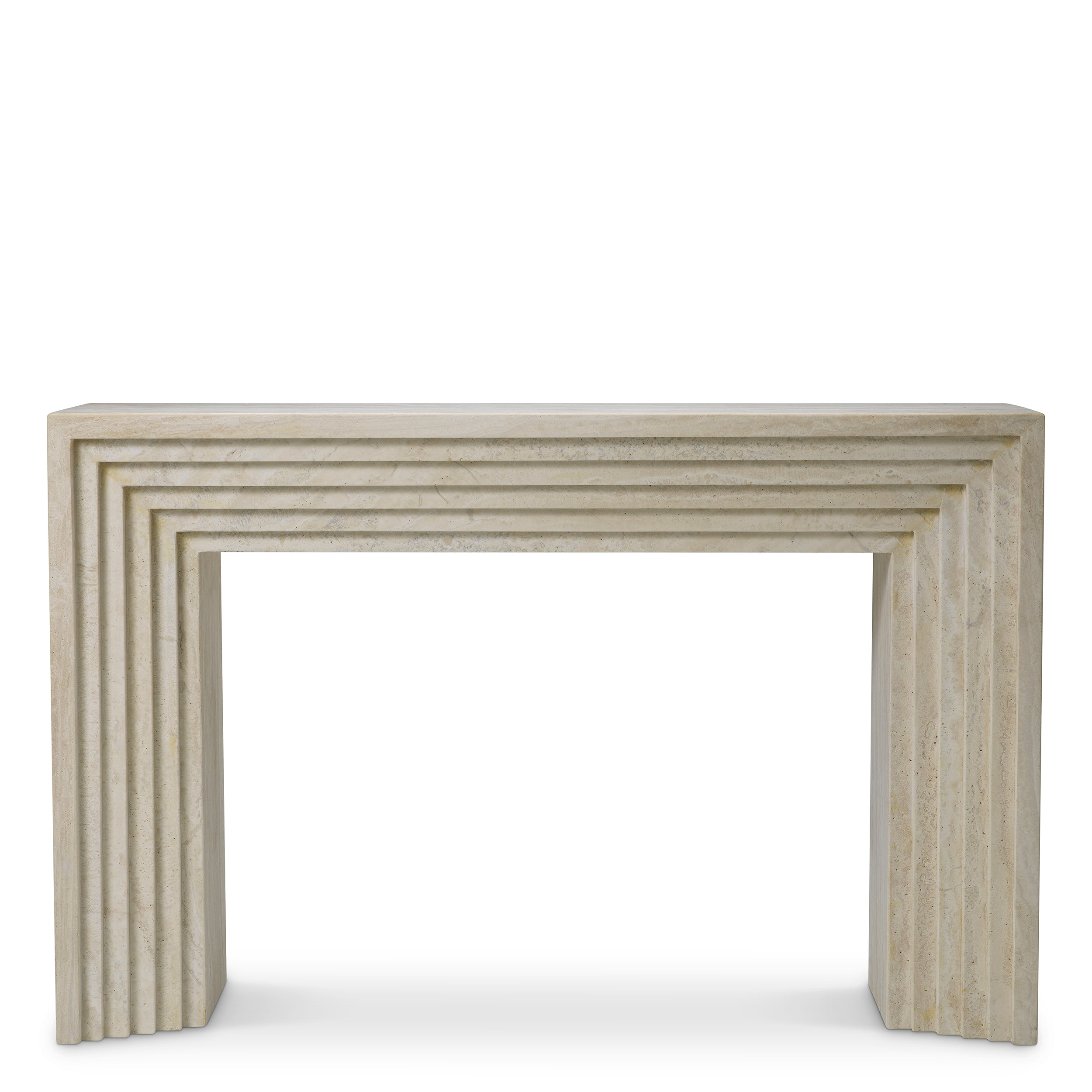 Console design en travertine | Eichholtz Tarrington travertine