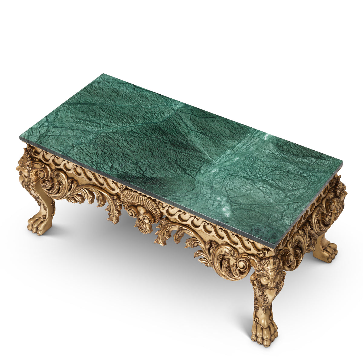 Table basse design en antiqued doré leaf | Eichholtz Matthias