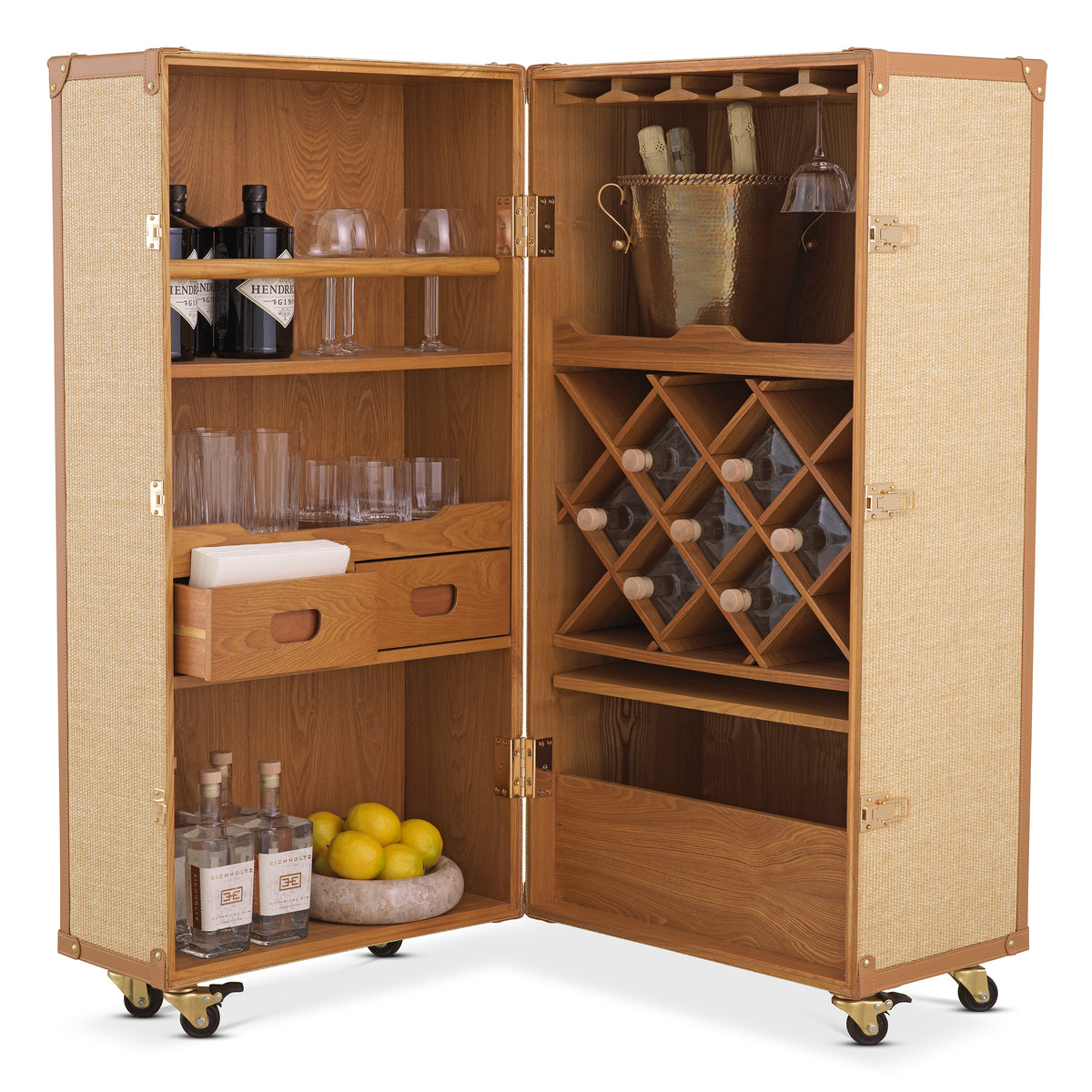 Cave a vin design en rattan look | Eichholtz Martini Bianco