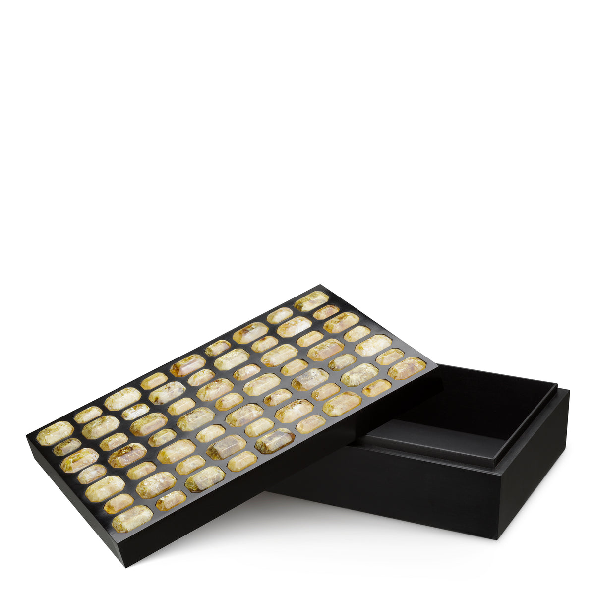 Boite decorative luxe en finition noire | Eichholtz Box Lucida