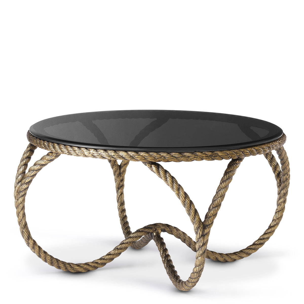 Table basse design en finition laiton antique | Eichholtz Vedra