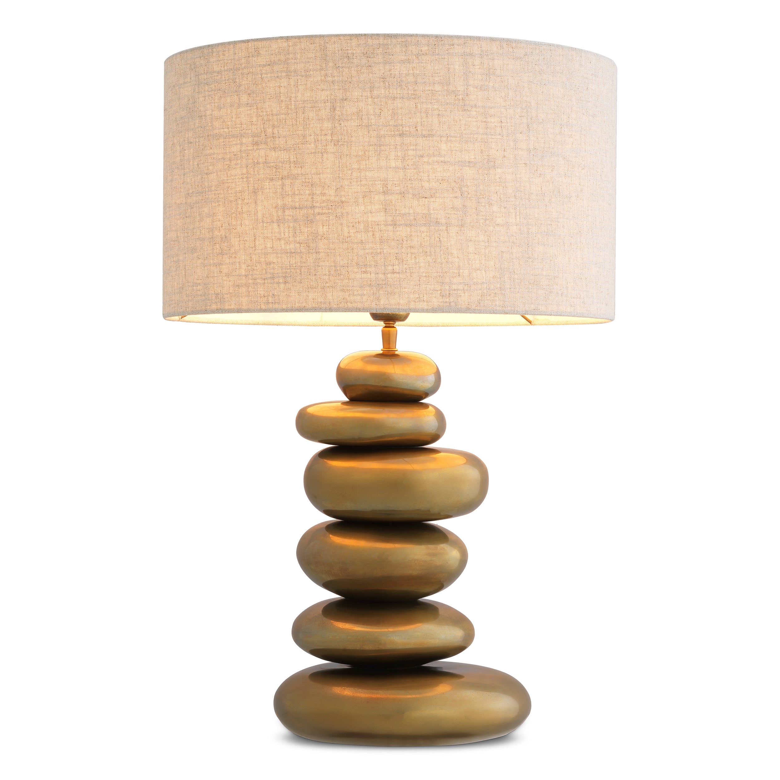 Lampe de table design en finition laiton vintage | Eichholtz Kallisto