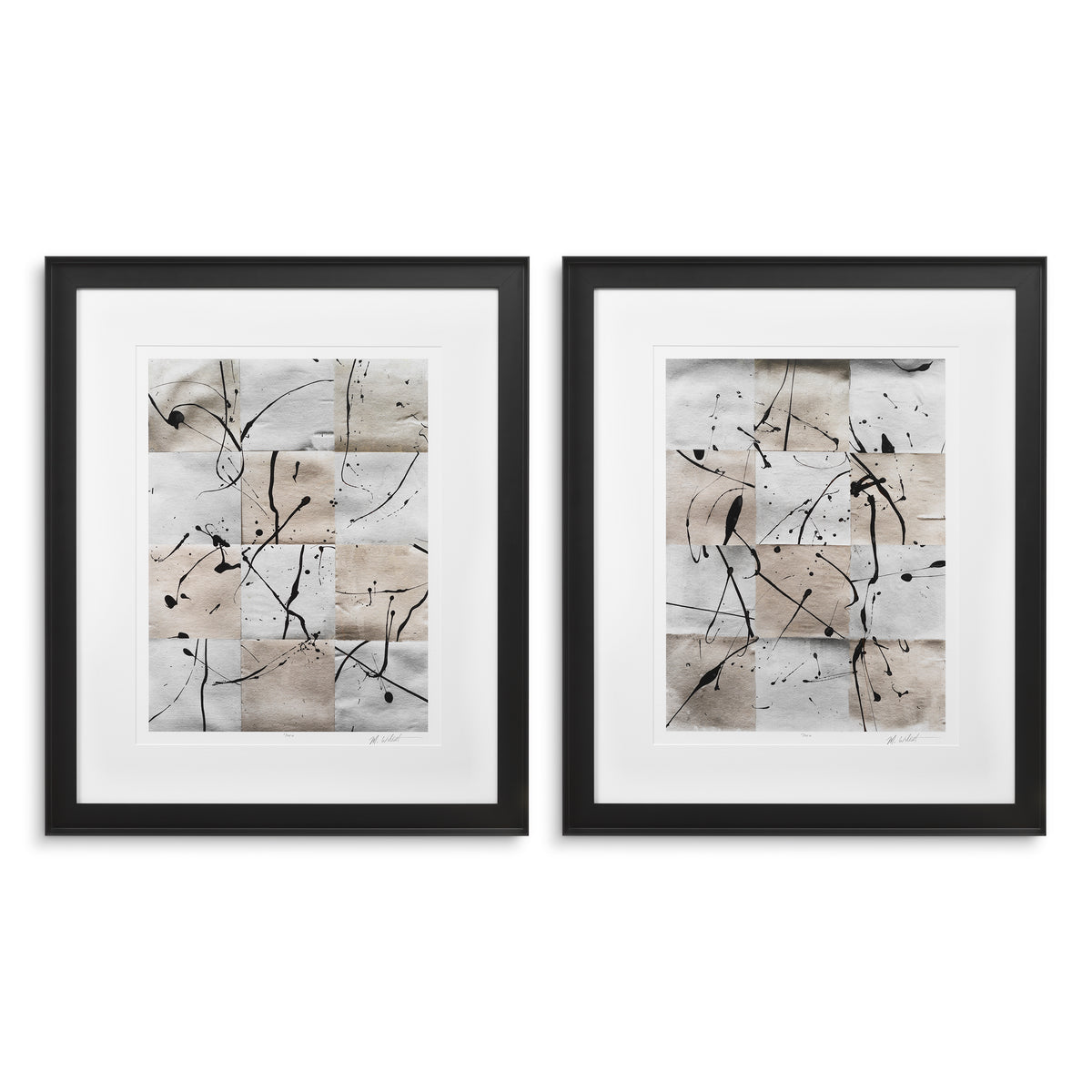Decoration design en noir wooden frame | Eichholtz Print Ink