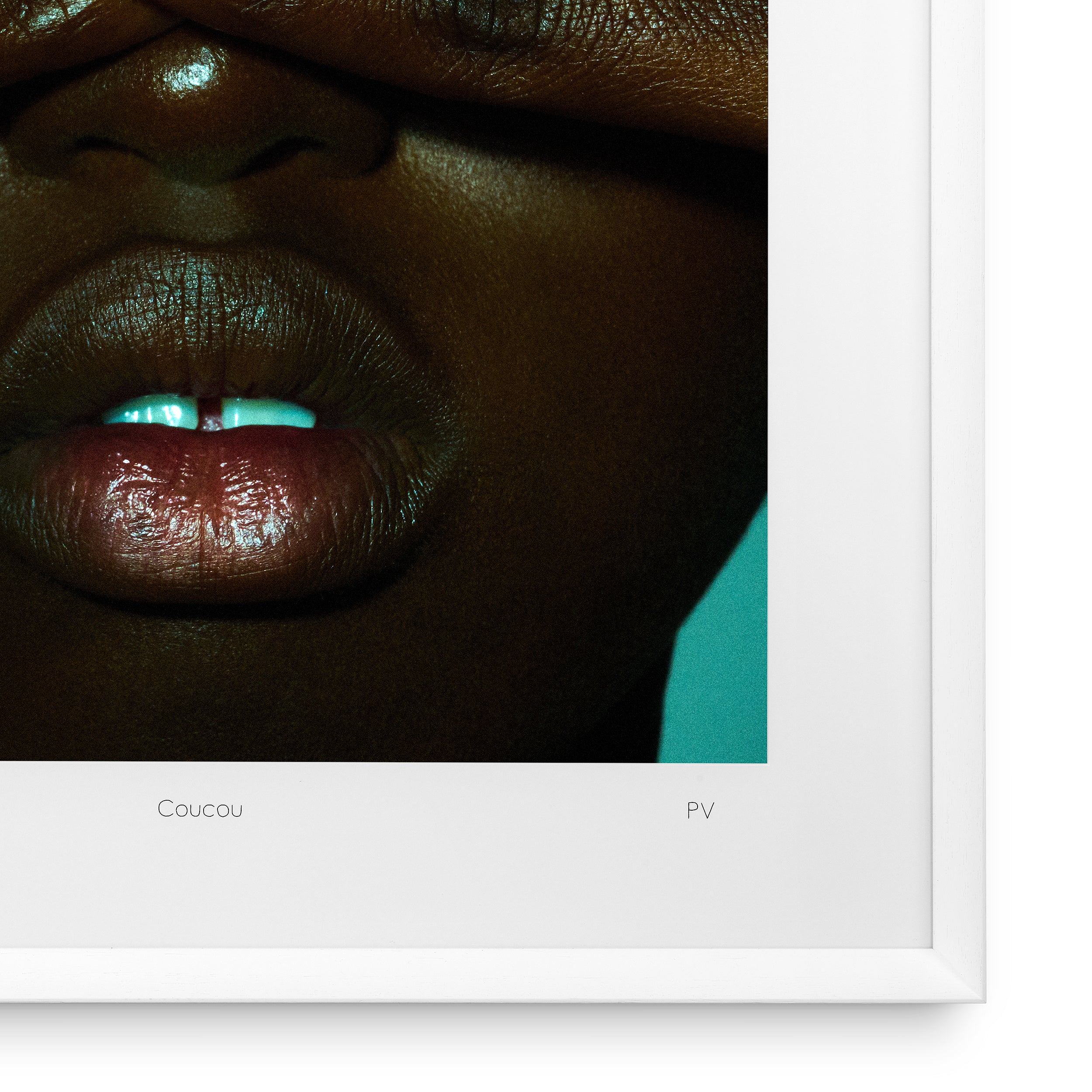 Decoration design en blanc wooden frame | Eichholtz Print Philippe