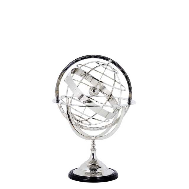 Accessoire décoratif luxe en finition nickel | Eichholtz Globe