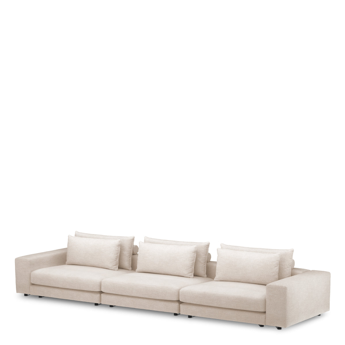 Canapé design haut de gamme en lurano ivoire | Eichholtz Club