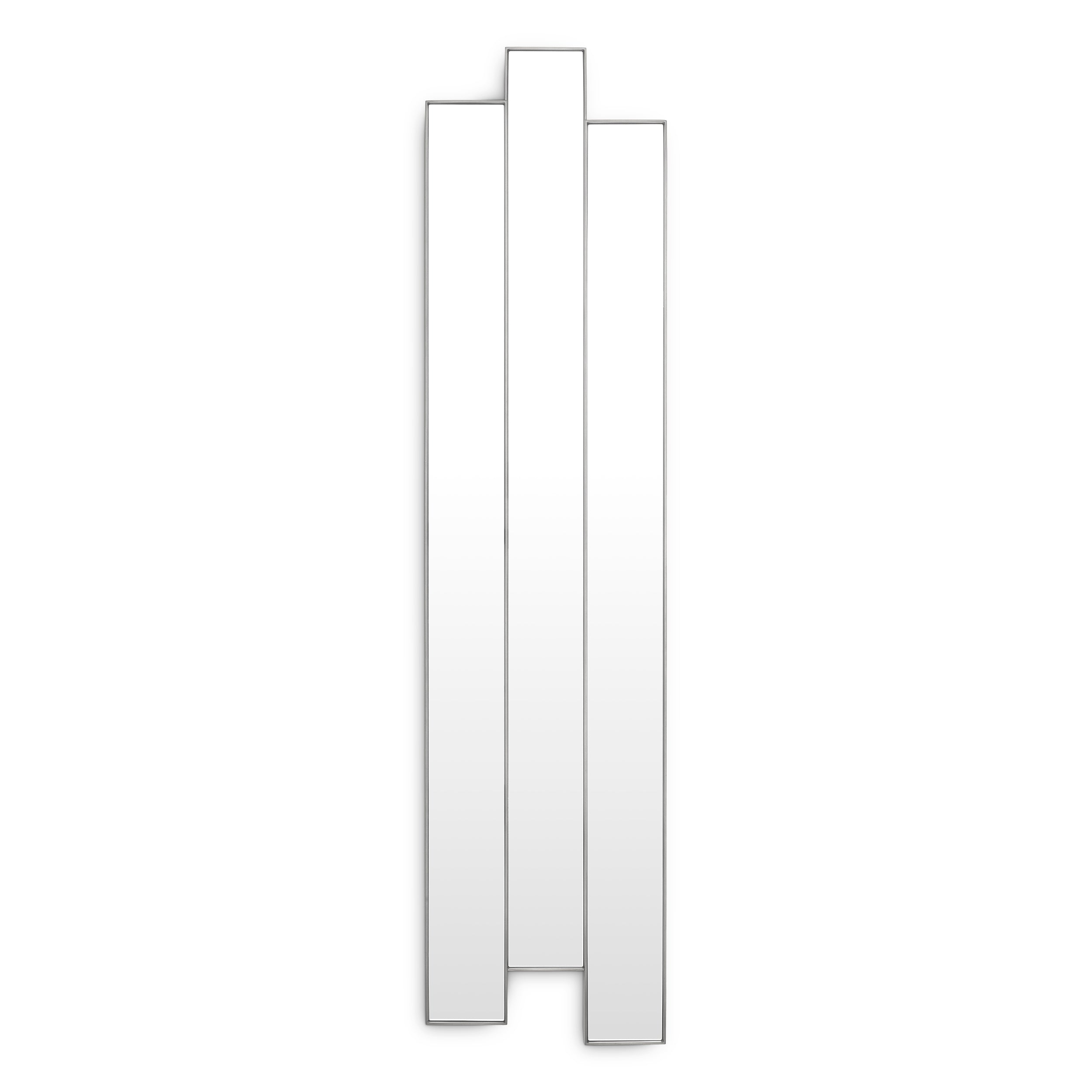 Miroir mural design en brushed steel finish | Eichholtz Novella