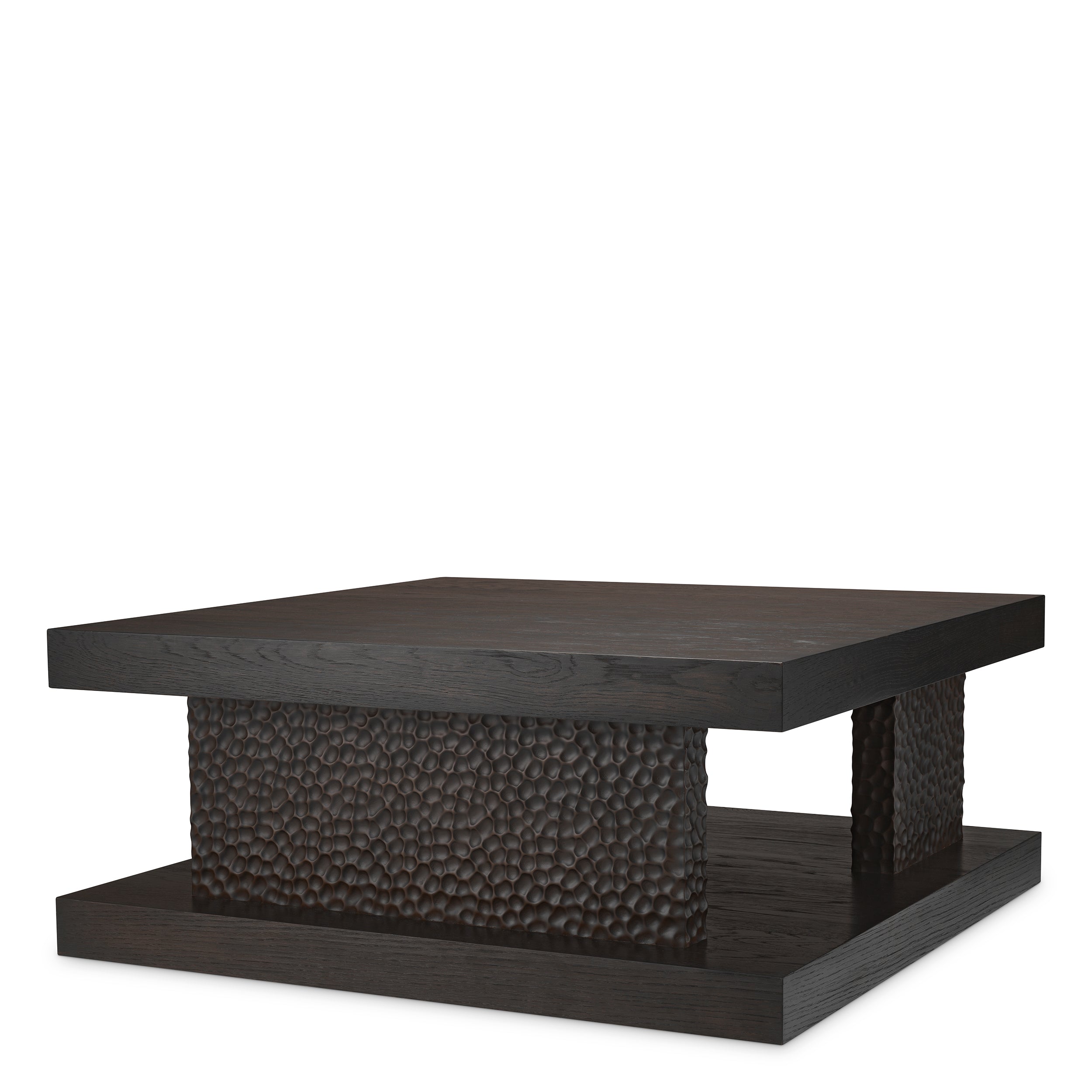 Table basse design en ebony oak veneer | Eichholtz Bravon ebony