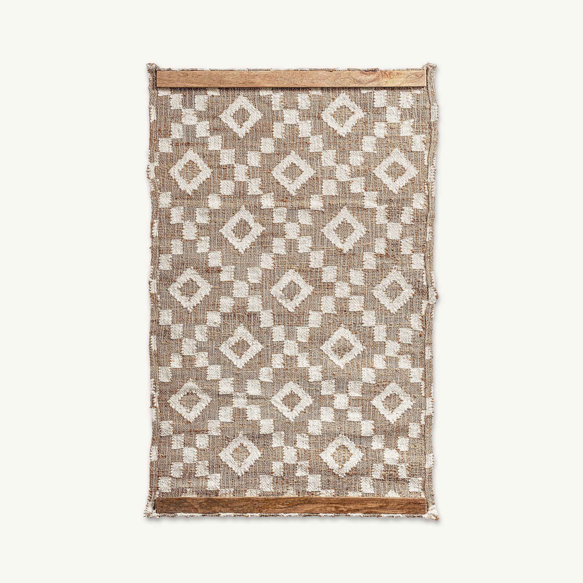 Panneau décoratif bois de manguier jute coton | VICAL Sami | REMO-HOME, mobilier design et décoration d'intérieur