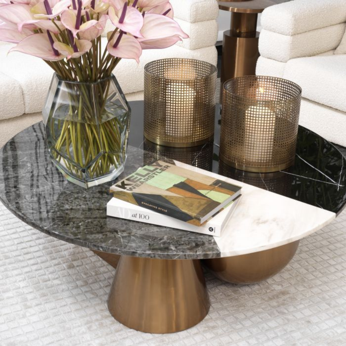 Photophore en laiton patiné | Eichholtz Sterling | HOME, mobilier et décoration d'intérieur 
