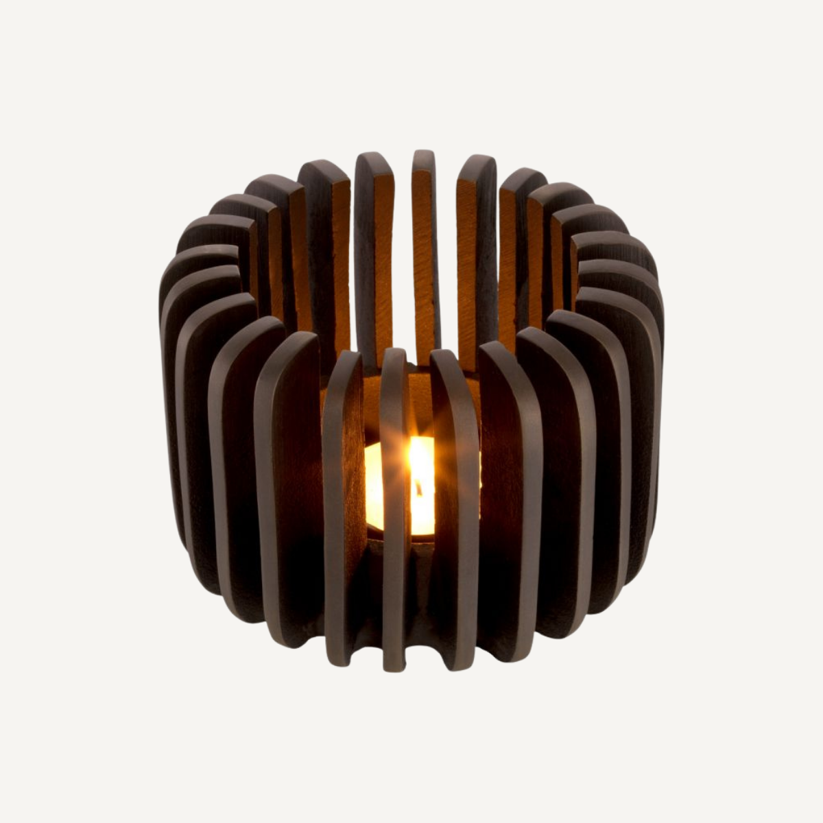 Photophore en laiton vieilli | Eichholtz Lapidos S  | HOME, mobilier et décoration d'intérieur 