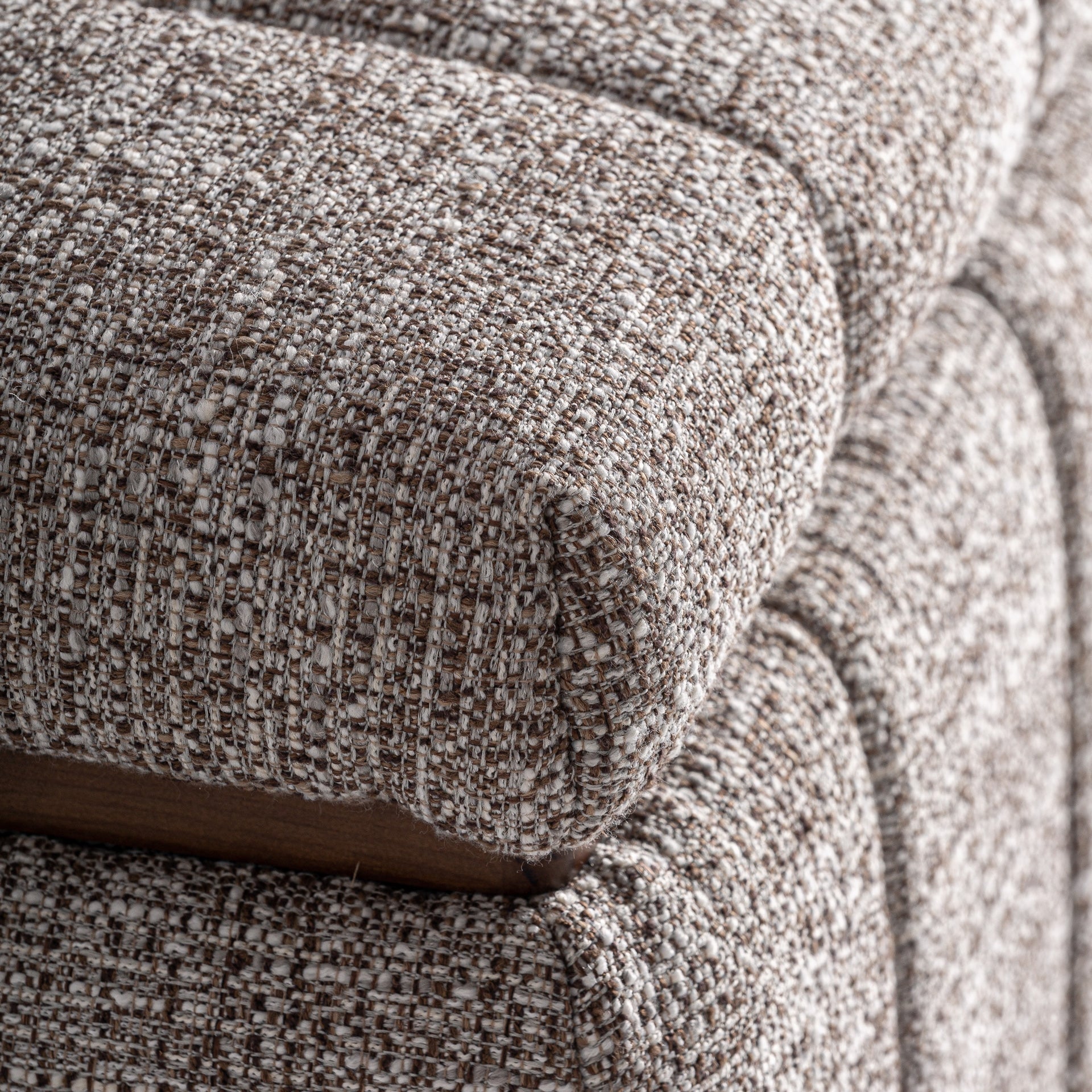 Pied de lit tissu gris chiné | VICAL Ontoria | REMO-HOME, mobilier design et décoration d'intérieur