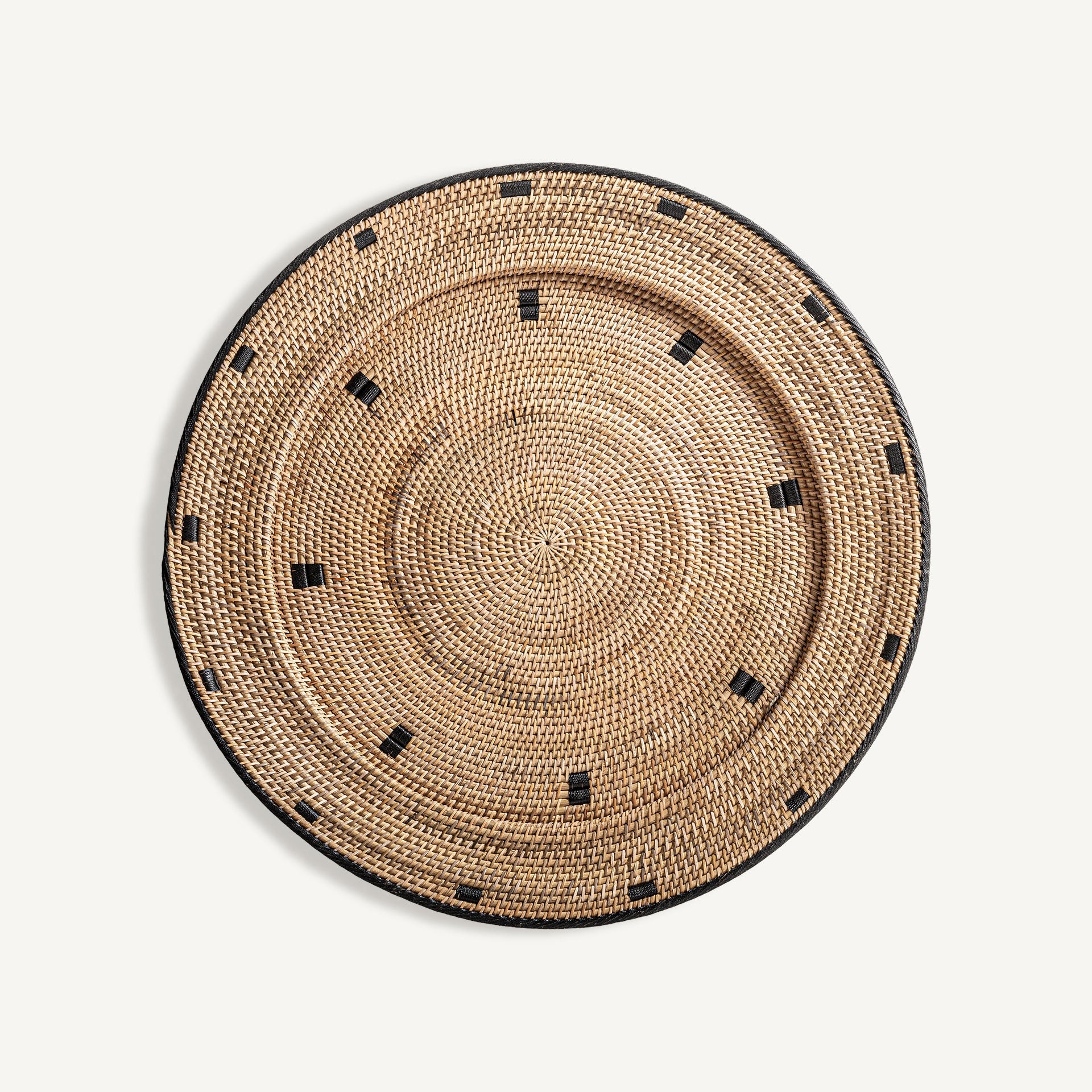 Plat décoratif en rotin brun naturel | VICAL | REMO-HOME, mobilier design et décoration d'intérieur