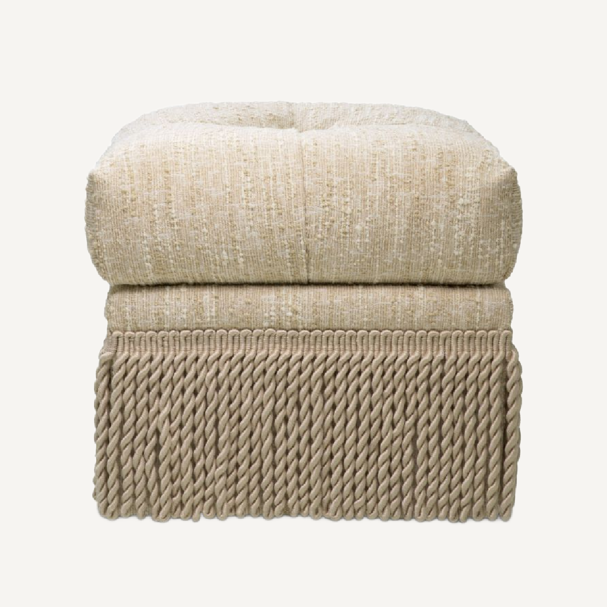 Pouf bouclé beige | Eichholtz Dorantes | REMO-HOME, mobilier et décoration d'intérieur