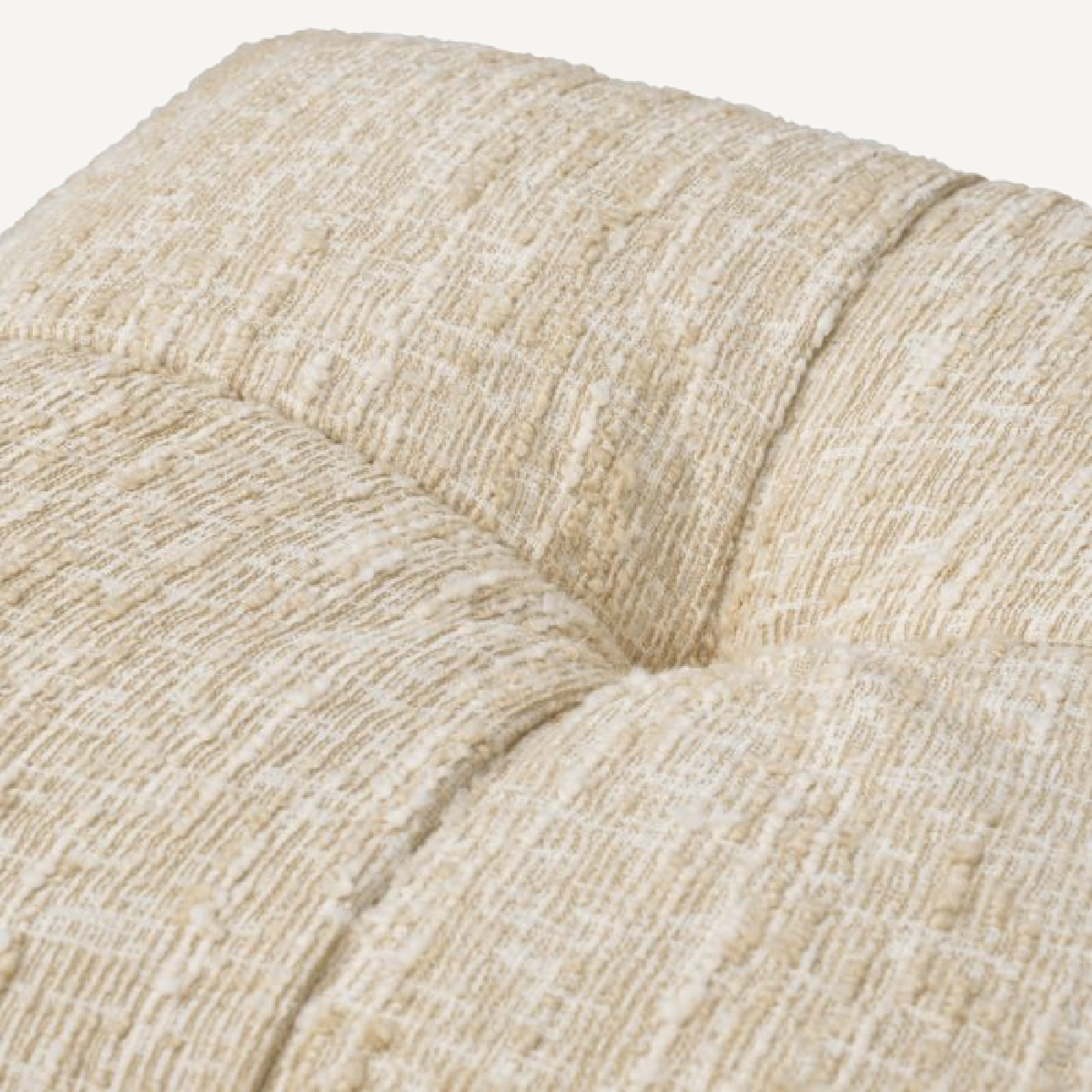 Pouf bouclé beige | Eichholtz Dorantes | REMO-HOME, mobilier et décoration d'intérieur