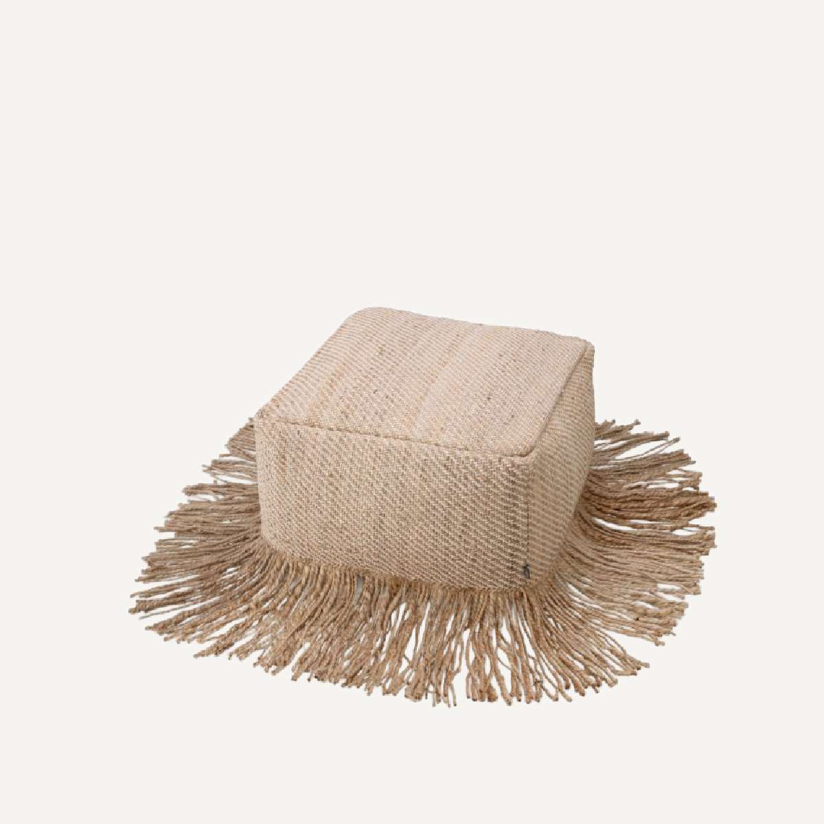 Pouf en jute beige | Eichholtz Vieste | REMO-HOME, mobilier et décoration d'intérieur