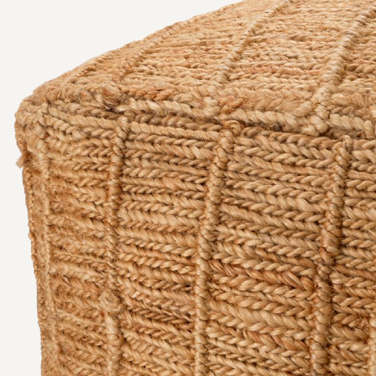 Pouf en jute marron | Eichholtz Palinuro | REMO-HOME, mobilier et décoration d'intérieur