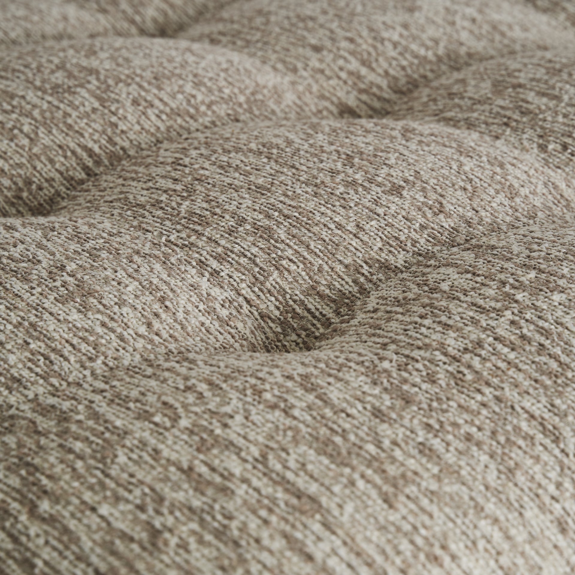 Pouf ottoman tissu beige moucheté | VICAL Vittel | REMO-HOME, mobilier design et décoration d'intérieur