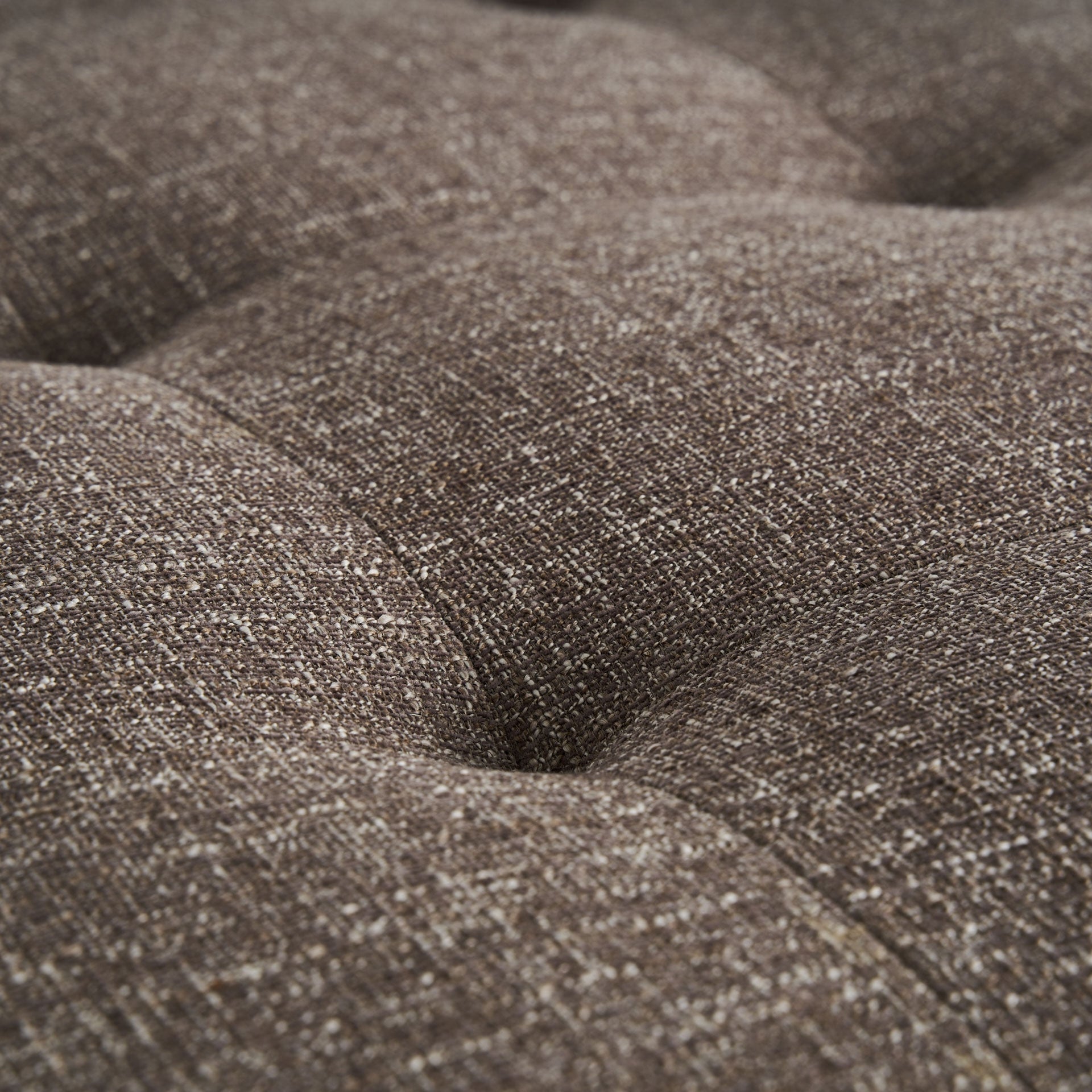 Pouf ottoman tissu brun moucheté | VICAL Aspach | REMO-HOME, mobilier design et décoration d'intérieur