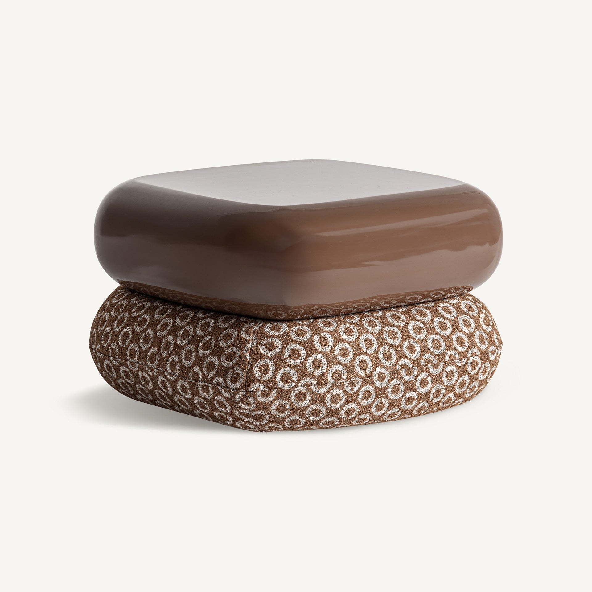 Repose-pied modulable polyester marron | VICAL Wallau | REMO-HOME, mobilier design et décoration d'intérieur