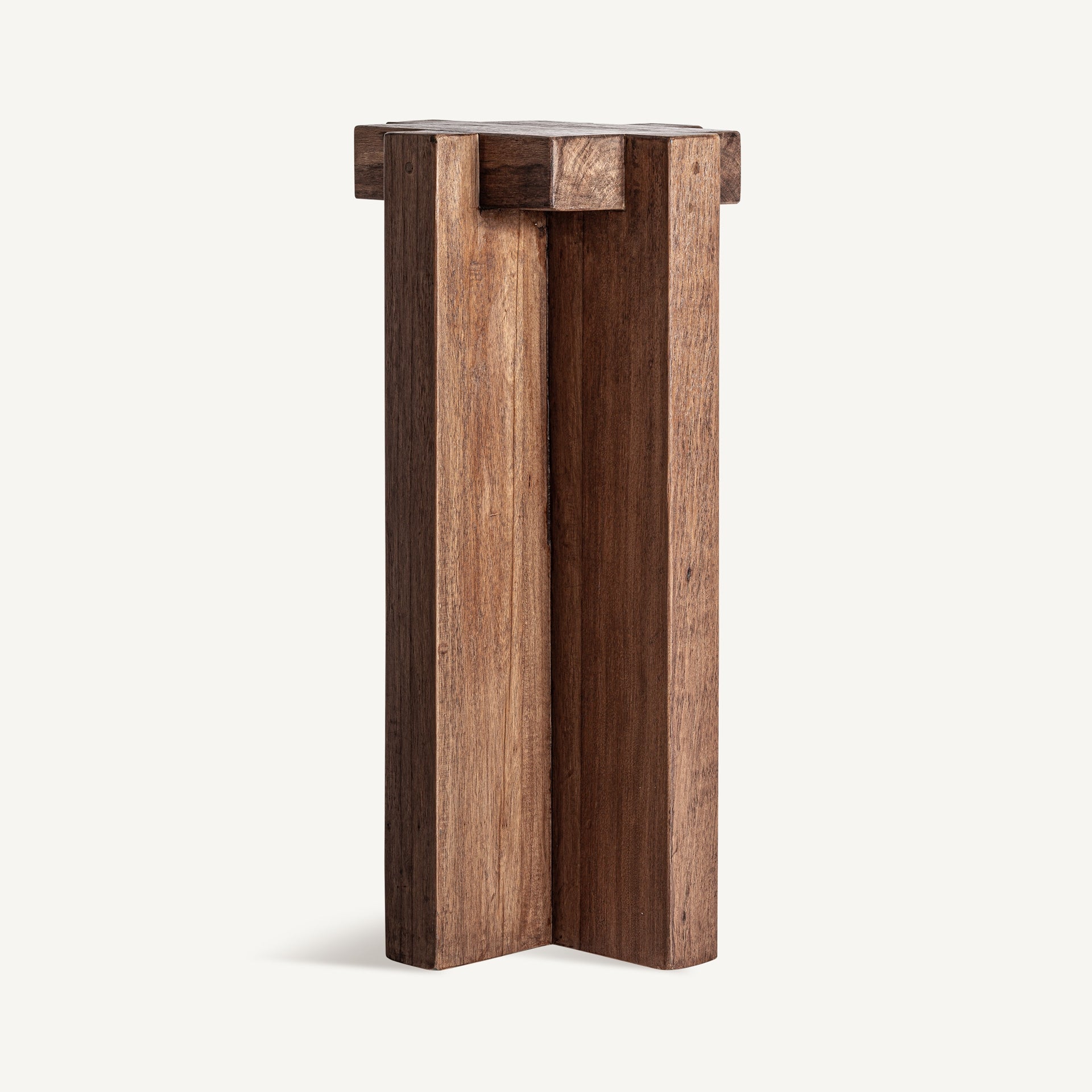 Sellette colonne bois récupéré | VICAL Brutalist | REMO-HOME, mobilier design et décoration d'intérieur