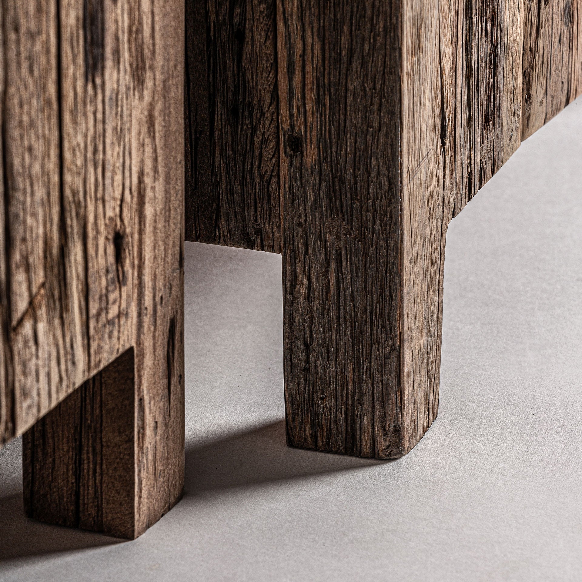 Set de 2 jardinières bois récupéré brun | VICAL Samsun | REMO-HOME, mobilier design et décoration d'intérieur