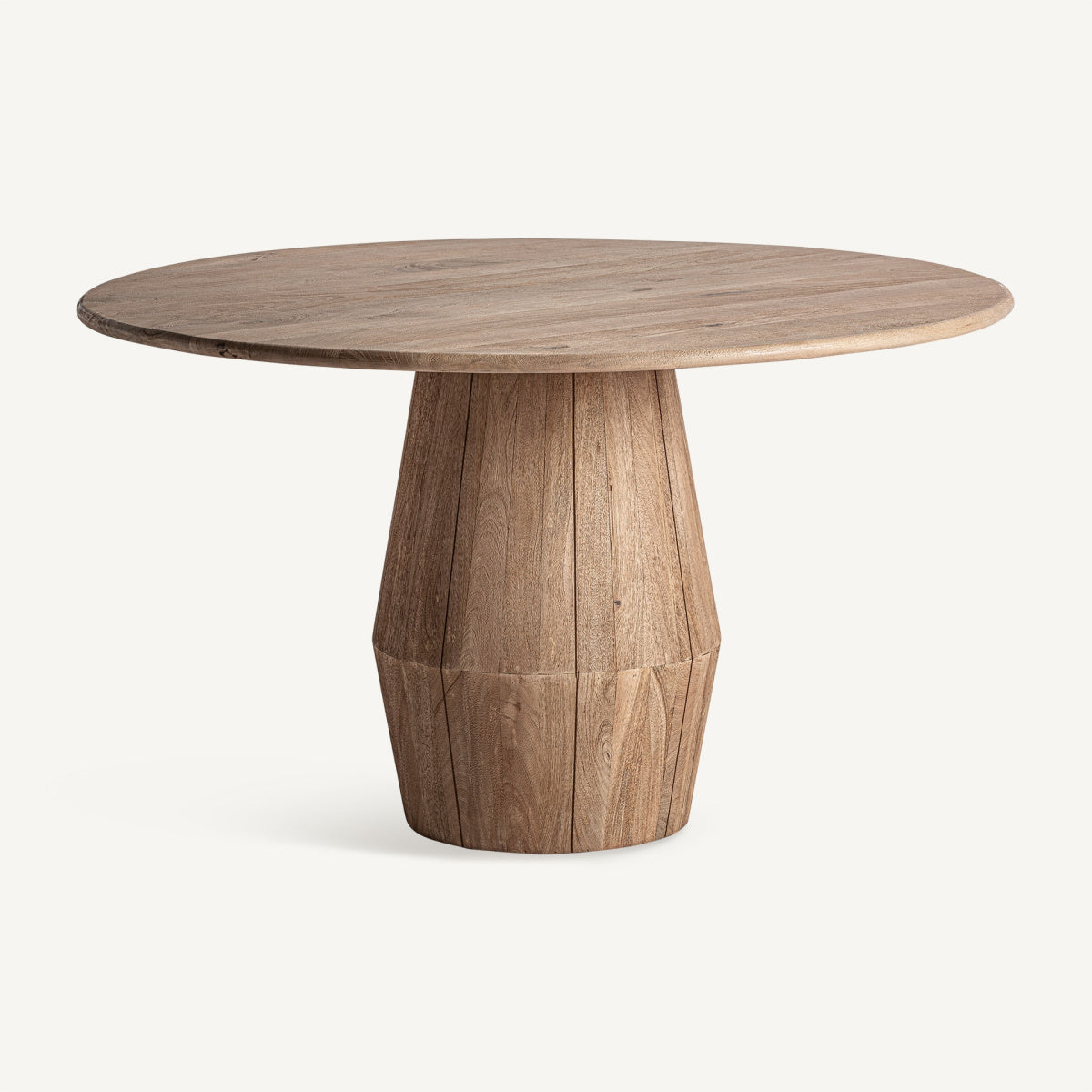 Table à manger ronde en manguier | VICAL Jacquard | REMO-HOME, mobilier design et décoration d'intérieur