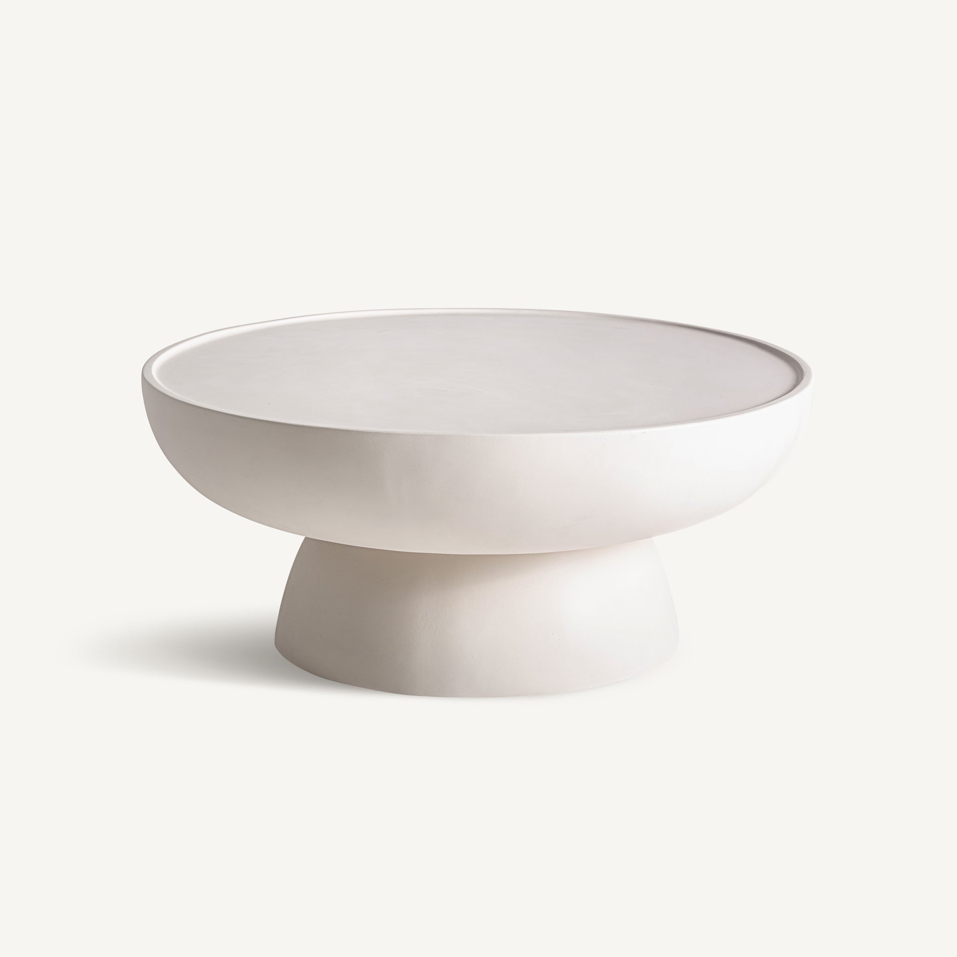 Table basse carrée béton armé blanc cassé | VICAL Naima  | REMO-HOME, mobilier design et décoration d'intérieur