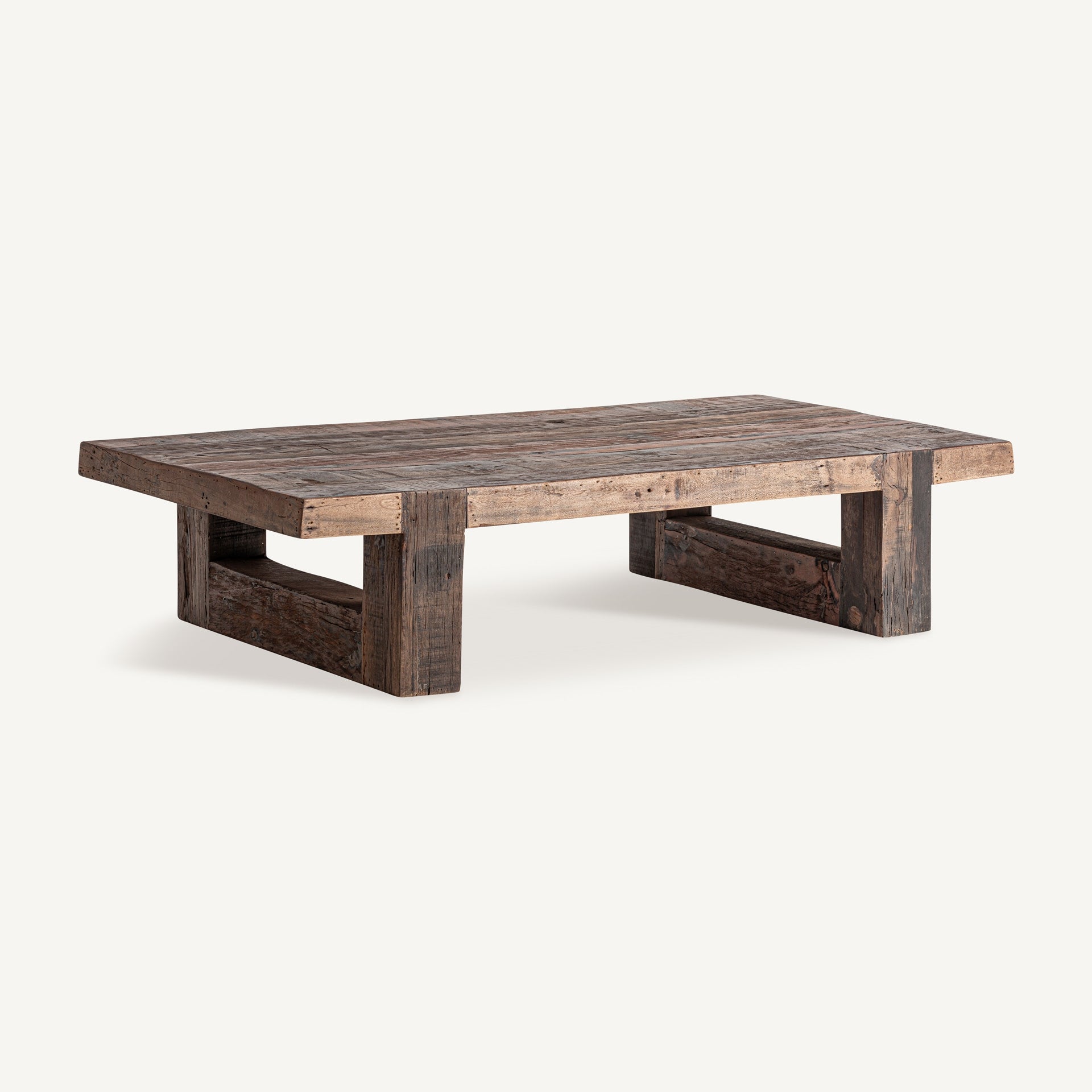 Table basse en bois récupéré marron | VICAL Losse | REMO-HOME, mobilier design et décoration d'intérieur