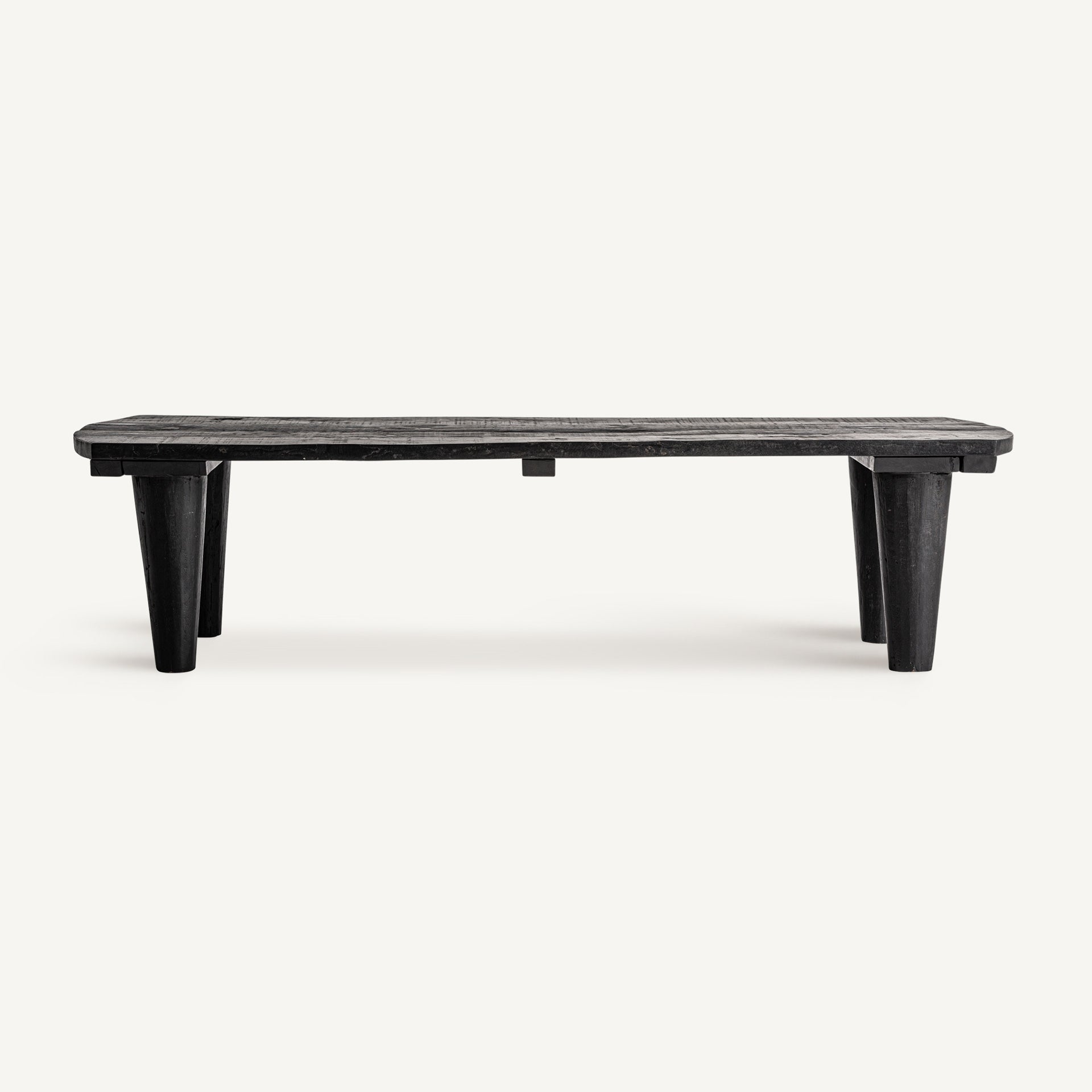 Table basse en bois récupéré noir | VICAL Allons | REMO-HOME, mobilier design et décoration d'intérieur