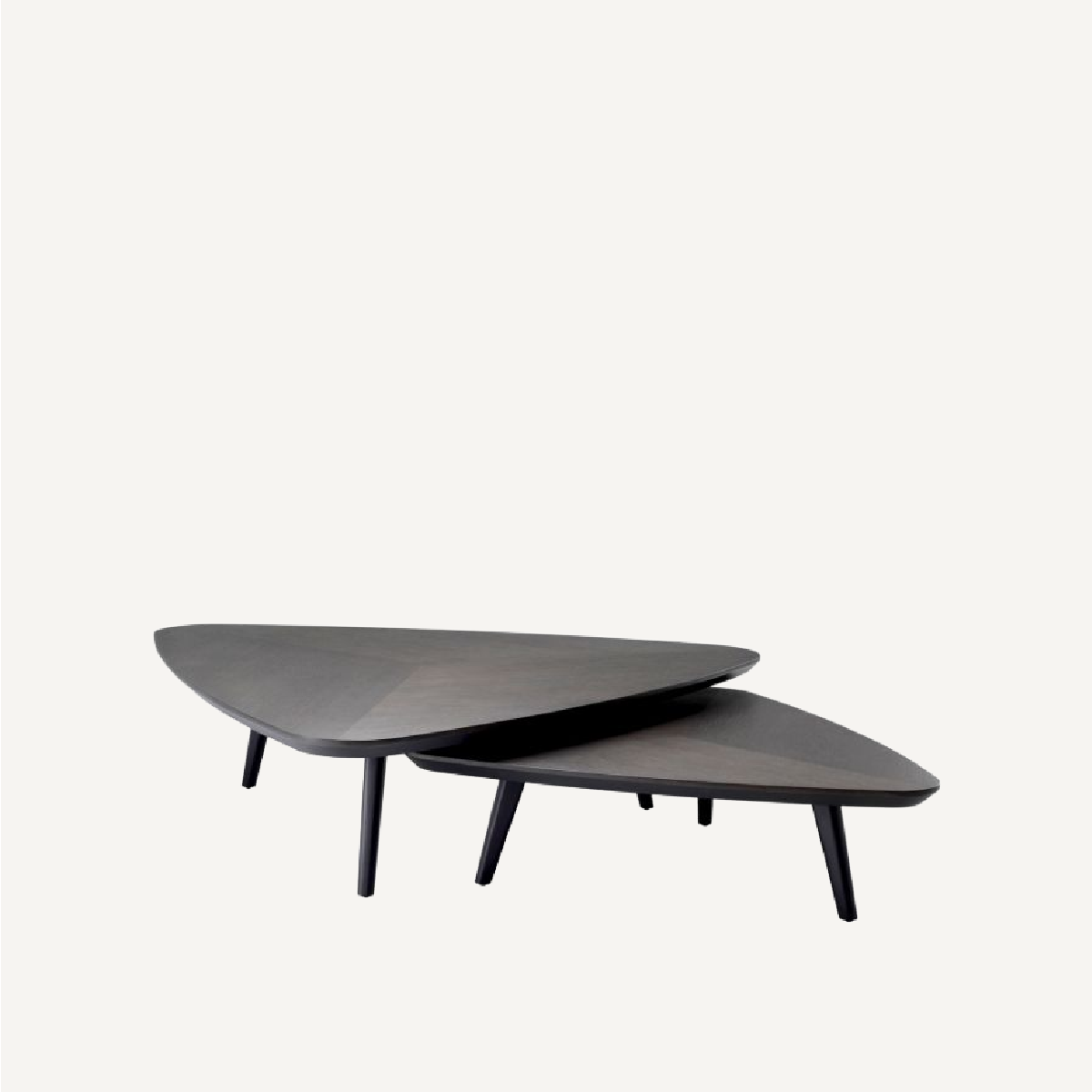 Table basse en chêne mocha (lot de 2) | Eichholtz Lauren | REMO-HOME, mobilier et décoration d'intérieur