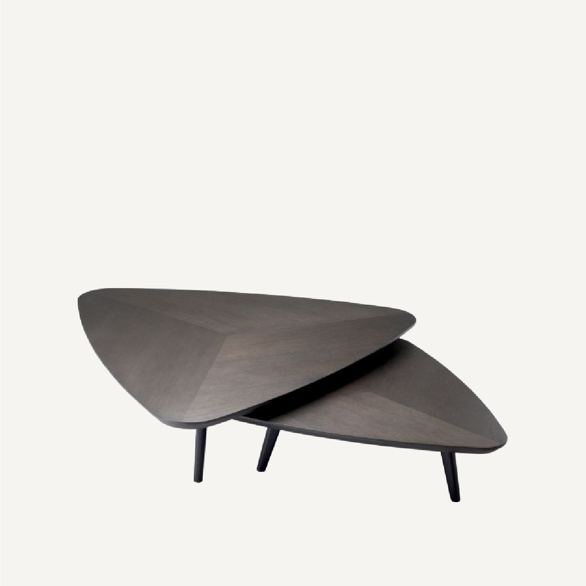 Table basse en chêne mocha (lot de 2) | Eichholtz Lauren | REMO-HOME, mobilier et décoration d'intérieur