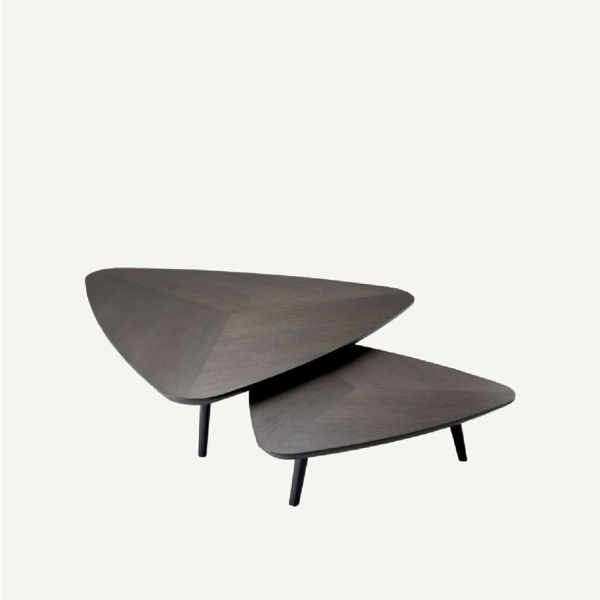 Table basse en chêne mocha (lot de 2) | Eichholtz Lauren | REMO-HOME, mobilier et décoration d'intérieur