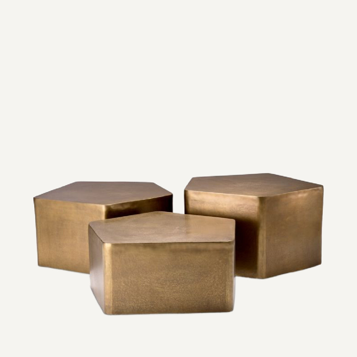 Brass Coffee Table (Set of 3) | Eichholtz Veenazza