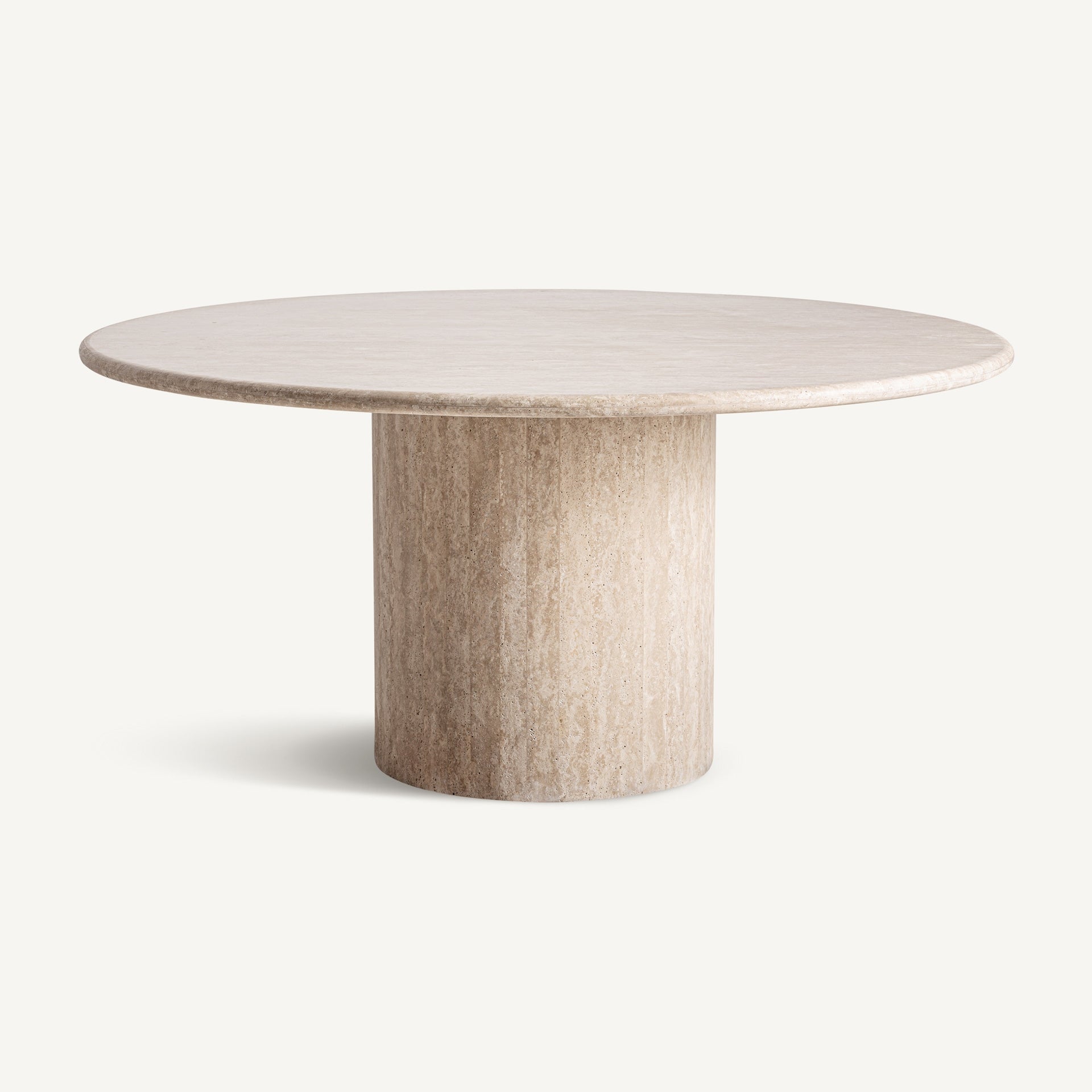Table basse en travertin beige sculptural | VICAL Thiennes | REMO-HOME, mobilier design et décoration d'intérieur