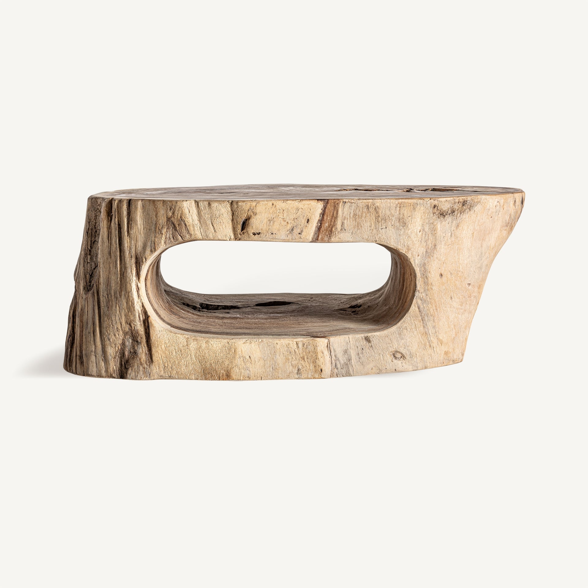 Table basse sculpturale suar naturel | VICAL Khaled | REMO-HOME, mobilier design et décoration d'intérieur