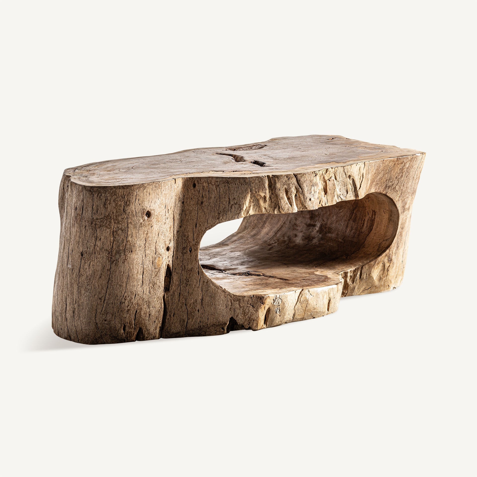 Table basse sculpturale suar naturel | VICAL Khaled | REMO-HOME, mobilier design et décoration d'intérieur