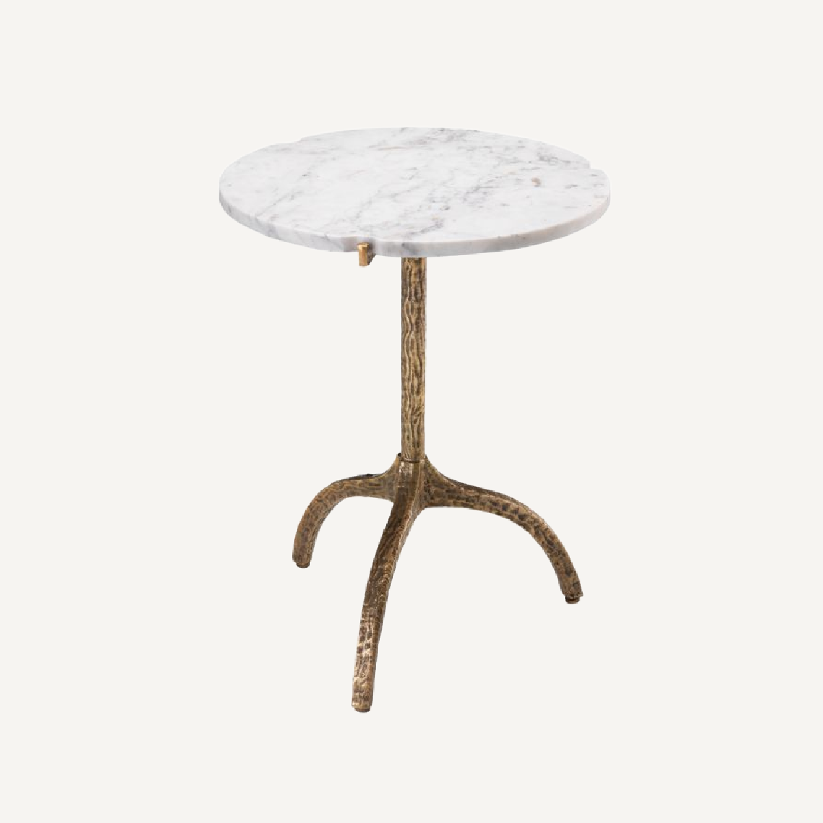 Table d'appoint dorée en marbre blanc | Eichholtz Cortina | REMO-HOME, mobilier et décoration d'intérieur