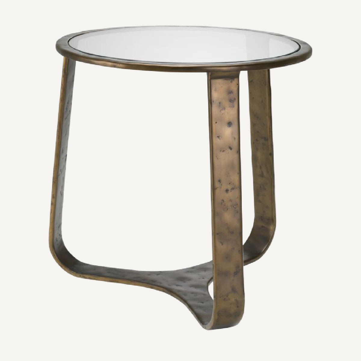 Table d'appoint en bronze et verre transparent | Eichholtz Cambronne | REMO-HOME, mobilier et décoration d'intérieur