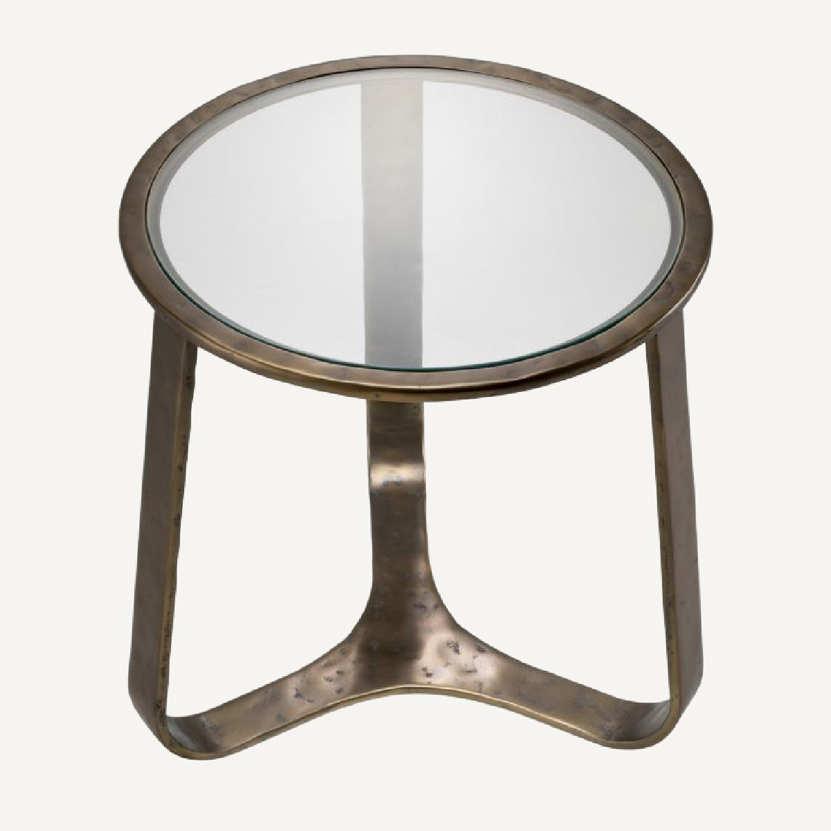 Table d'appoint en bronze et verre transparent | Eichholtz Cambronne | REMO-HOME, mobilier et décoration d'intérieur