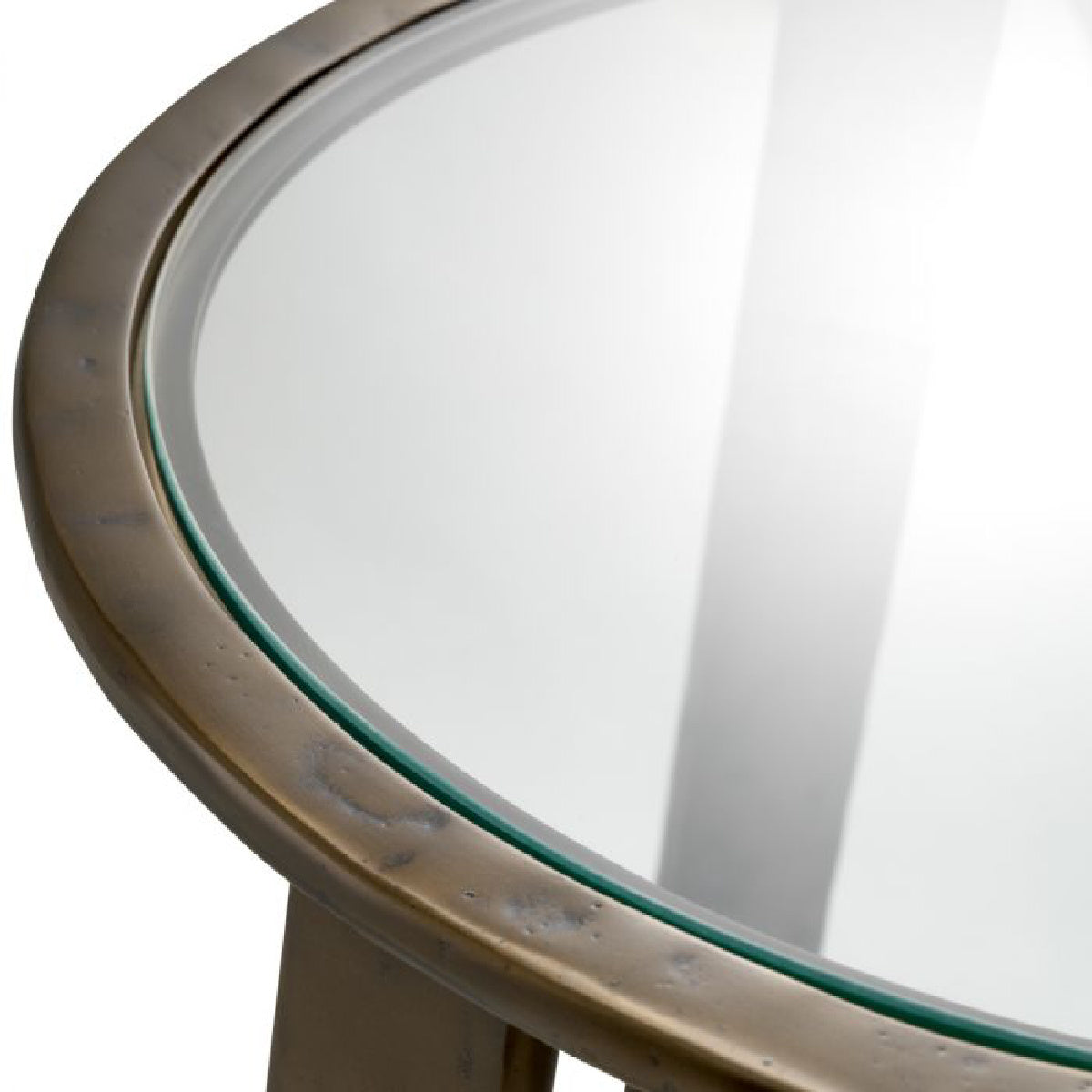 Table d'appoint en bronze et verre transparent | Eichholtz Cambronne | REMO-HOME, mobilier et décoration d'intérieur