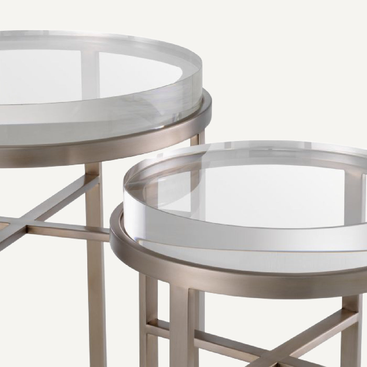 Table d'appoint en laiton brossé | Eichholtz Hoxton | REMO-HOME, mobilier et décoration d'intérieur