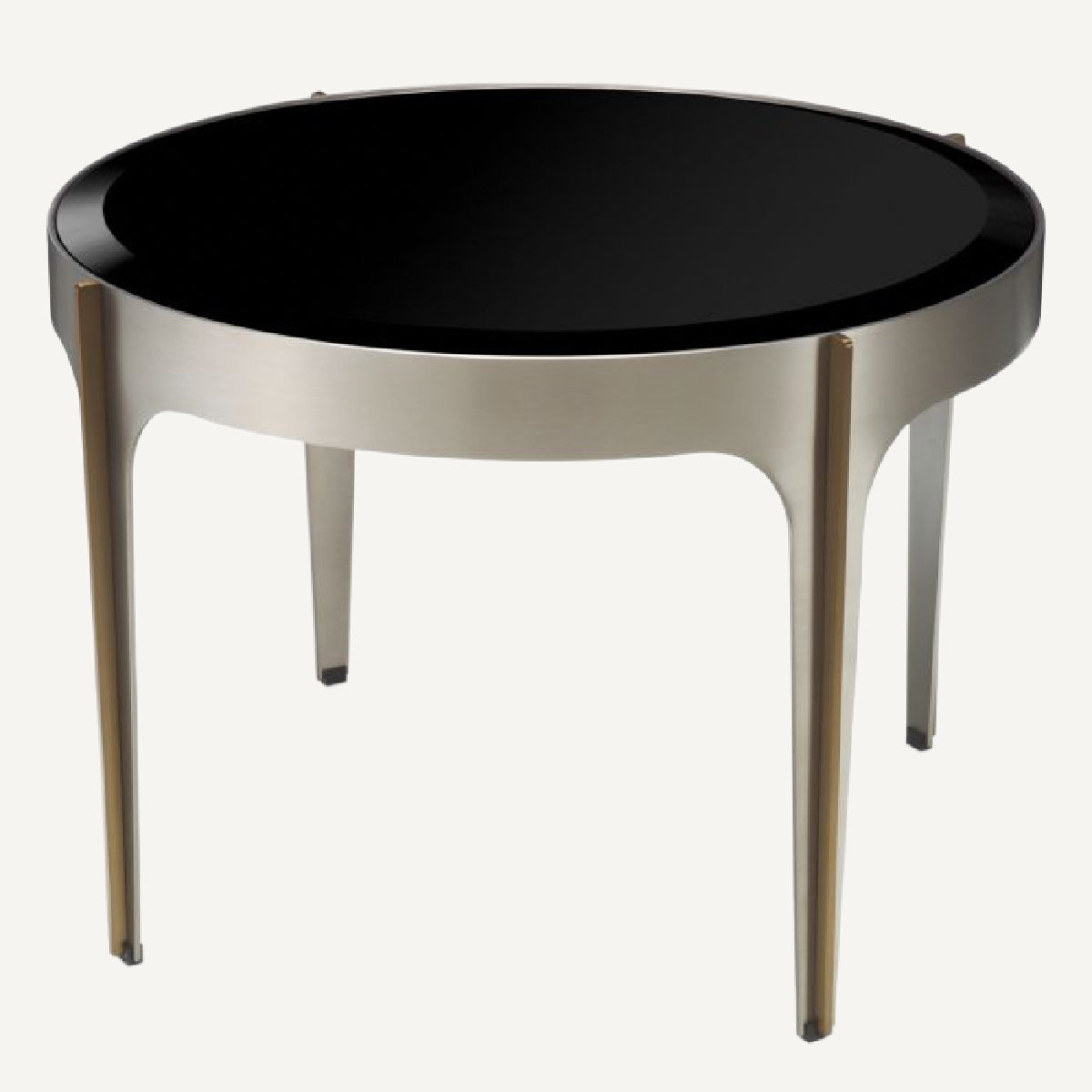 Table d'appoint en métal et verre noir | Eichholtz Artemisa | REMO-HOME, mobilier et décoration d'intérieur