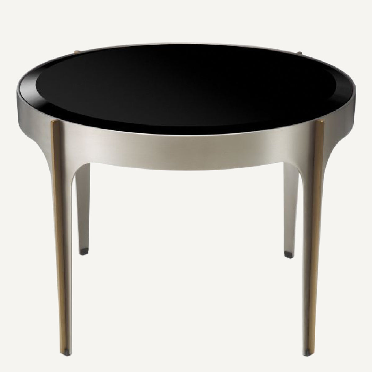 Table d'appoint en métal et verre noir | Eichholtz Artemisa | REMO-HOME, mobilier et décoration d'intérieur