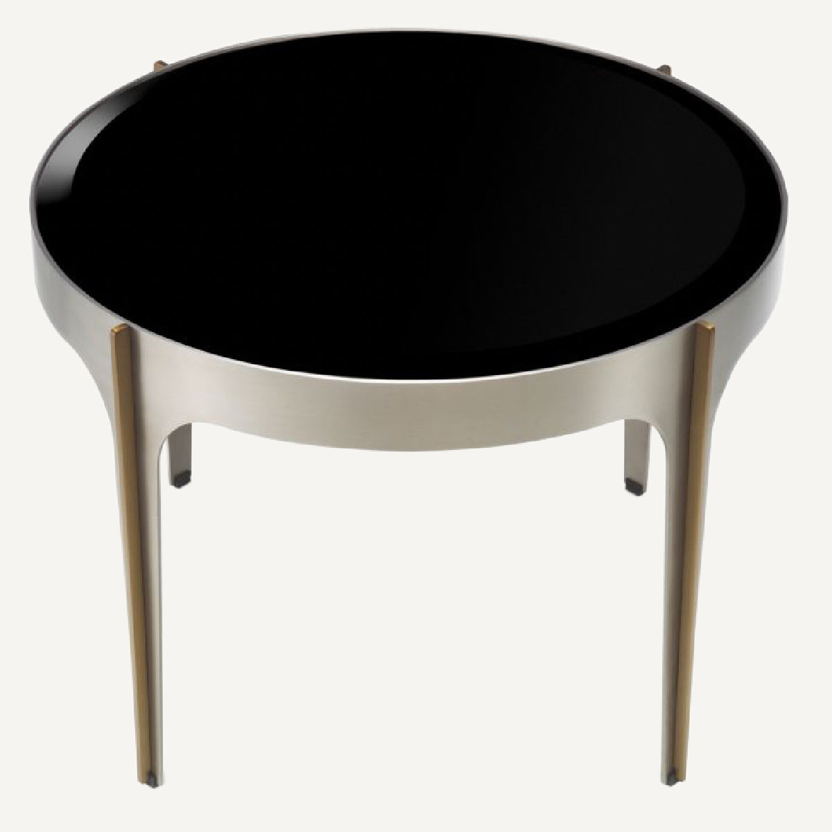 Table d'appoint en métal et verre noir | Eichholtz Artemisa | REMO-HOME, mobilier et décoration d'intérieur