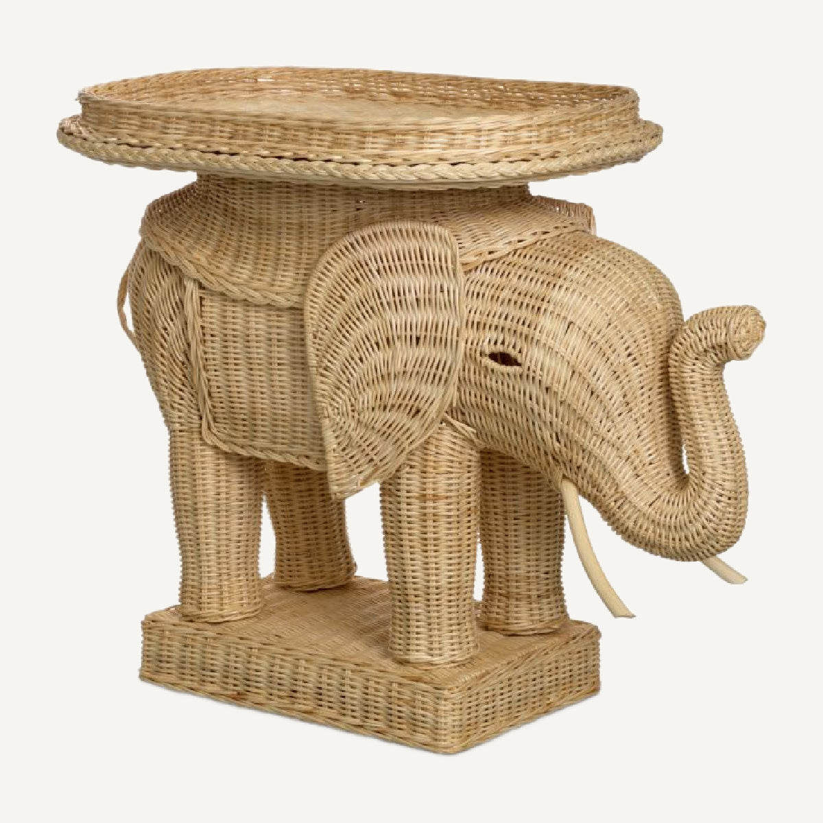 Table d'appoint en rotin | Eichholtz Elephant | REMO-HOME, mobilier et décoration d'intérieur